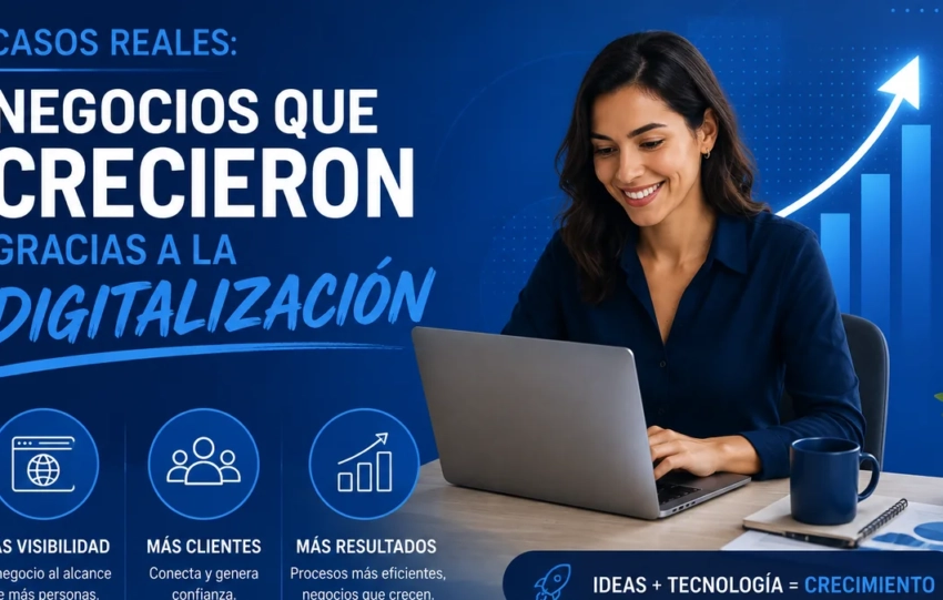 Empresaria mexicana utilizando herramientas digitales para impulsar el crecimiento de su negocio