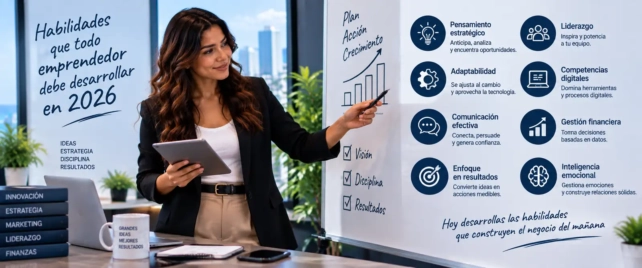 Habilidades que todo emprendedor debe desarrollar en 2026