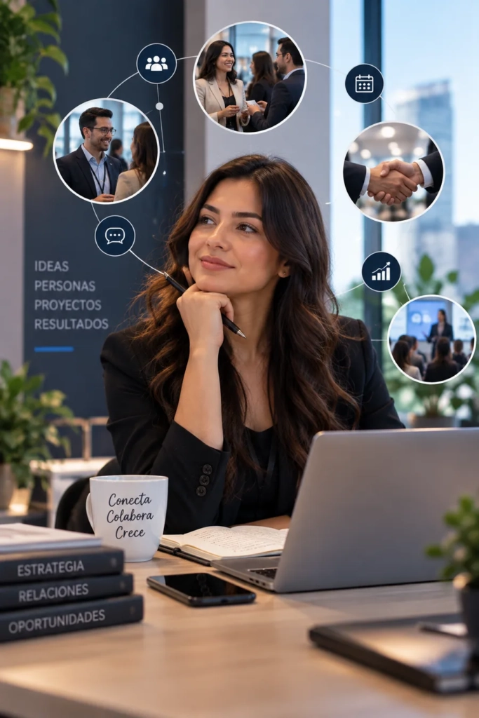 Networking empresarial como práctica constante de conexión profesional